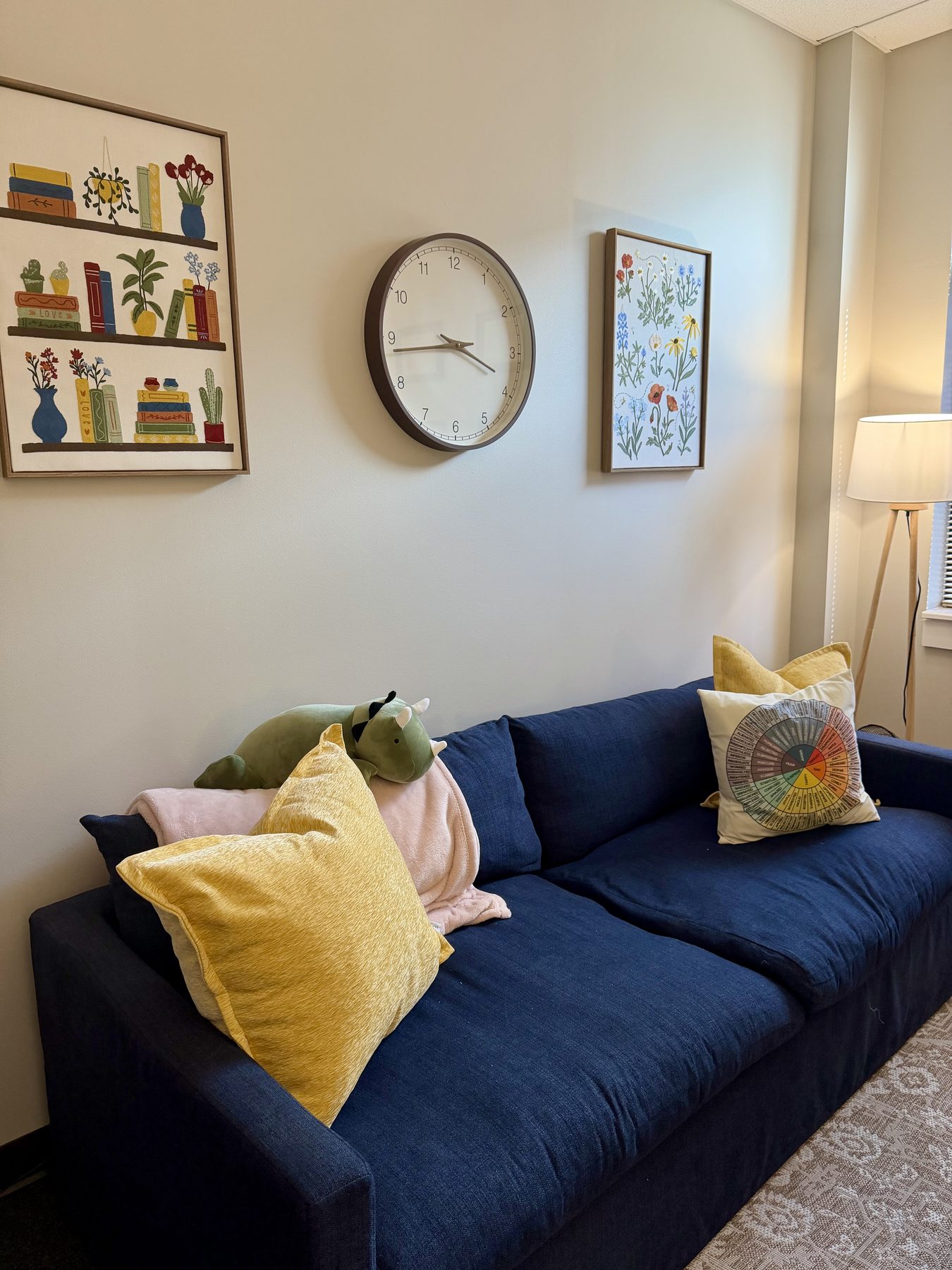 View of the therapy office